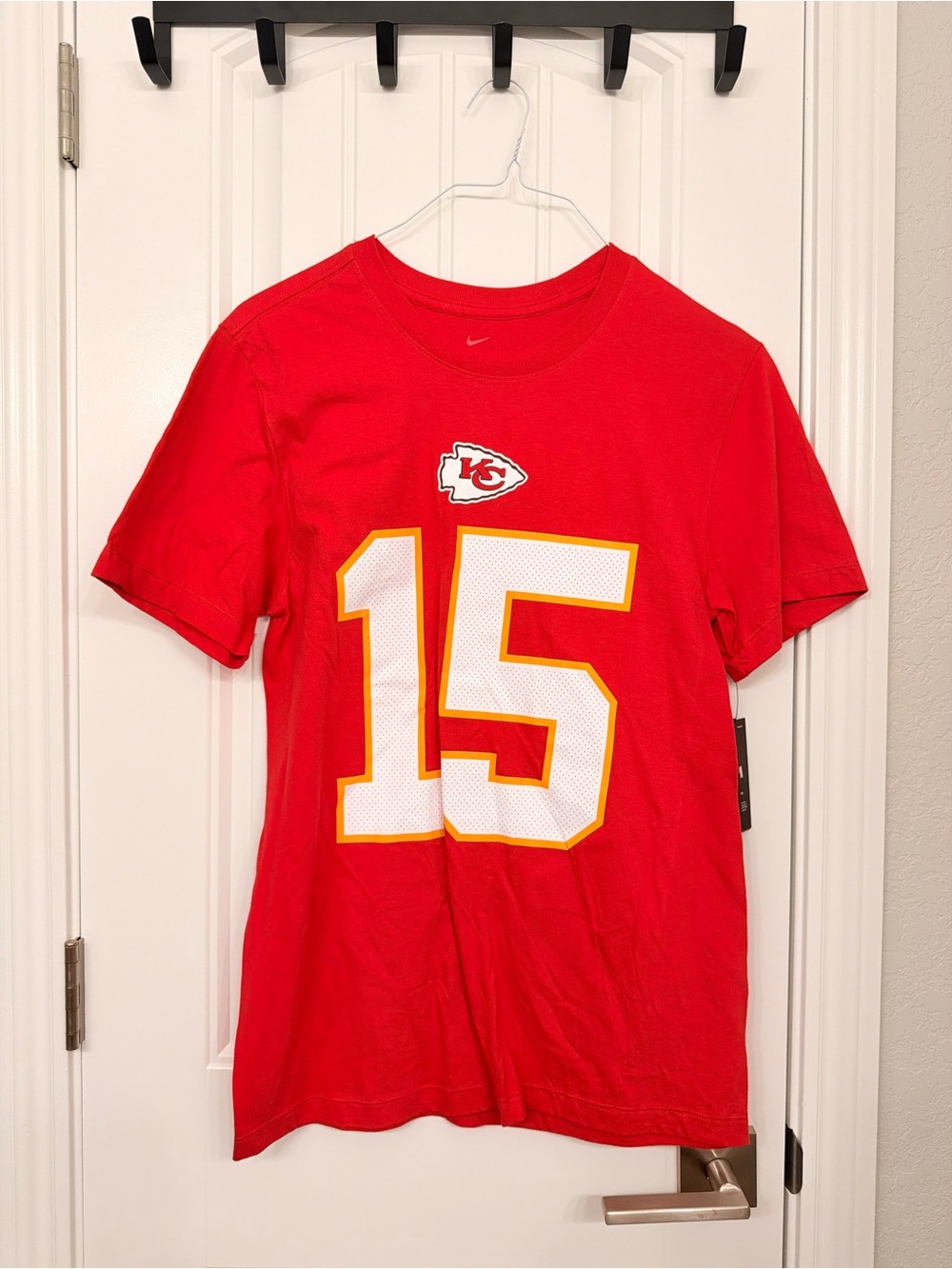 Nike Red Kansas City Chiefs #15 Graphic Tee for Kids